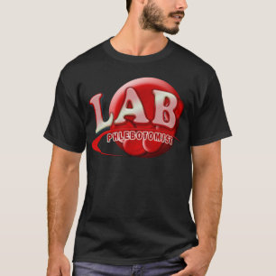T-SHIRT LAB PHLEBOTOMIST RBC LOGOTIPO