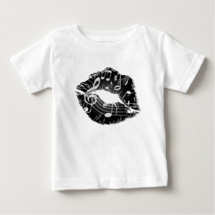 T-shirt Lábios da música