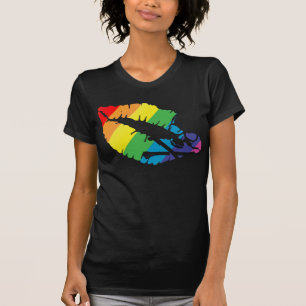 T-shirt lábios do veneno