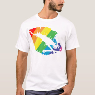 T-shirt lábios do veneno