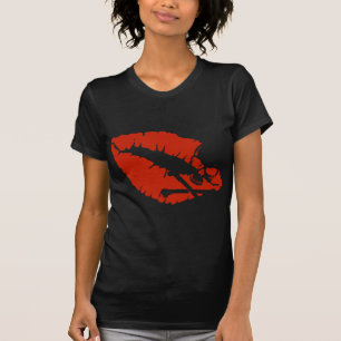 T-shirt lábios venenosos