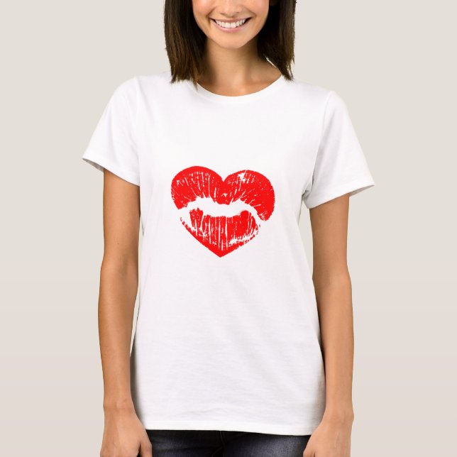 T-Shirt Lábios vermelhos (Frente)