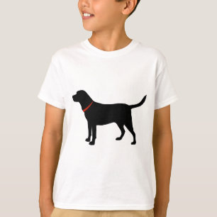 T-shirt laboratório preto, labrador retriever