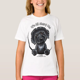 T-shirt Labradodle preto IAAM