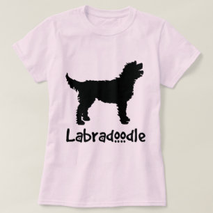T-shirt Labradoodle com texto legal (no preto)