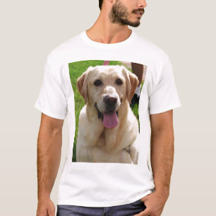 T-shirt Labrador amarelo