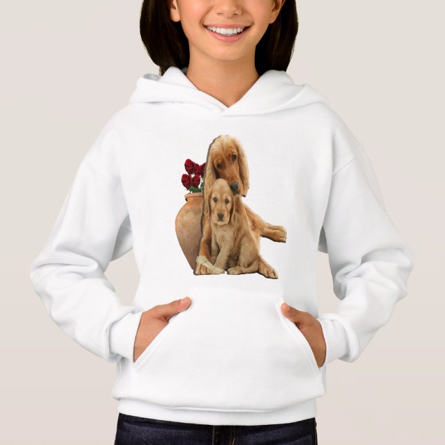 T-shirt Labrador e cachorros (Frente)