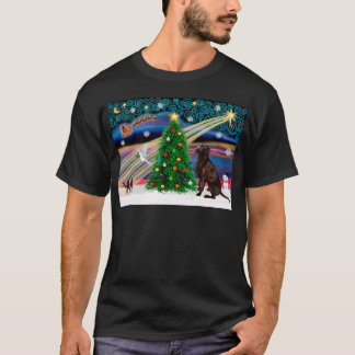T-shirt Labrador Retriever Magia de Natal (C)