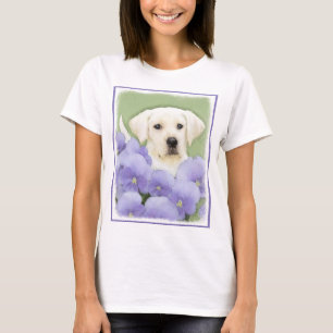 T-shirt Labrador Retriever Puppy Pintura Original