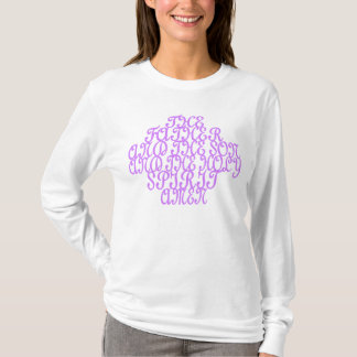 T-shirt LACE BIBLICAL...(roxo)