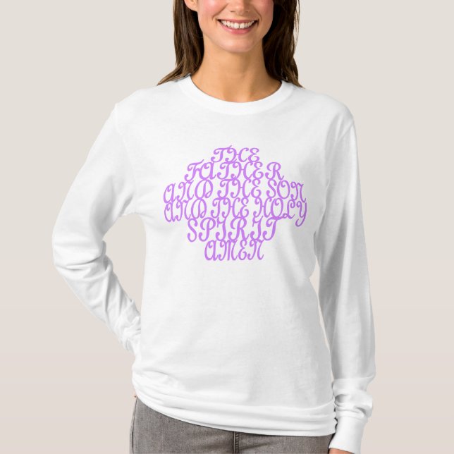 T-shirt LACE BIBLICAL...(roxo) (Frente)