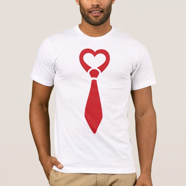 T-shirt Laço do dia de Manentine (Frente)
