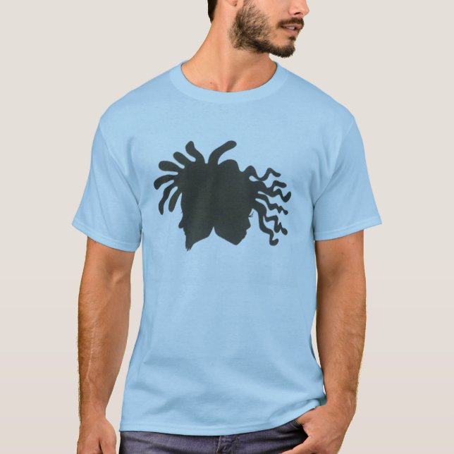 T-SHIRT LADBABYBLUEBLACK (Frente)