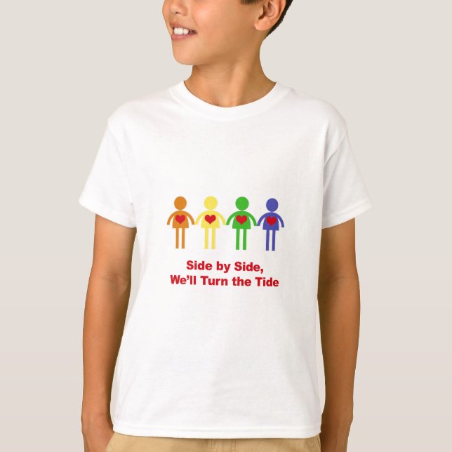 T-shirt Lado a Lado, Nós viraremos o leme (Frente)