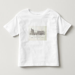 T-shirt Lado norte Davis de Califórnia e parte dianteira