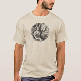 T-shirt Lady Justiça e Escalas de Equidade