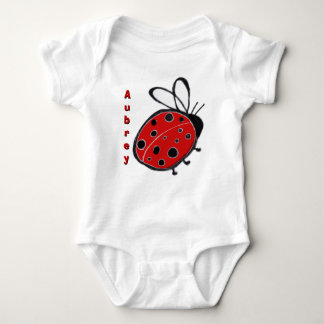 T-shirt Ladybug Criança Creeper personalizável