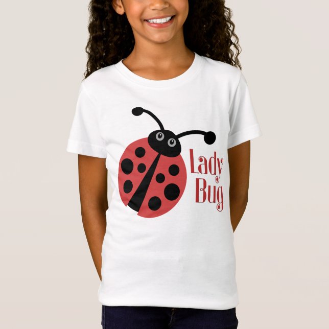 T-shirt Ladybug Cute Animal Impressão (Frente)