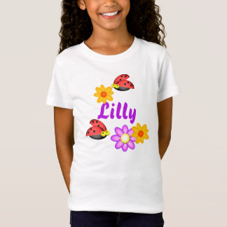 T-shirt Ladybug e Flores