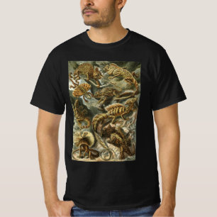 T-shirt Lagartos por Ernst Haeckel Vintage Lacertilia Anim