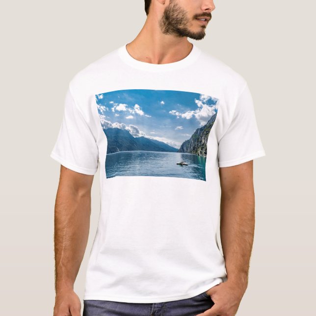 T-shirt Lago Garda, Italia (Frente)