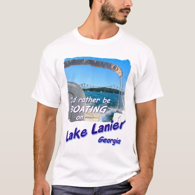 T-shirt - lago Lanier, Geórgia: a (Frente)