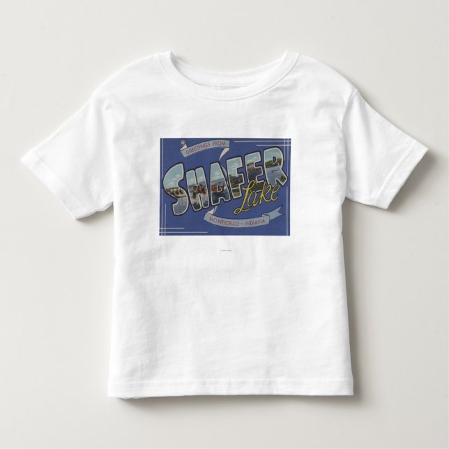 T-shirt Lago Shafer - grandes cenas da letra (Frente)
