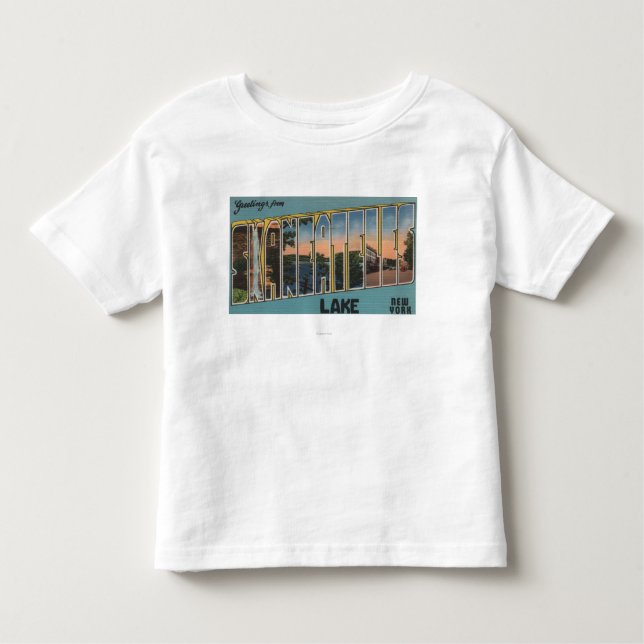 T-shirt Lago Skaneateles, New York - grandes cenas da (Frente)