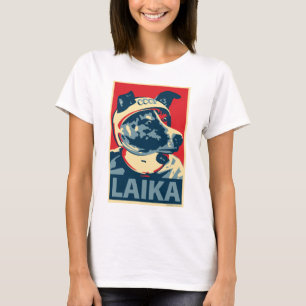 T-shirt Laika o cão do espaço - Laika: Parte superior da