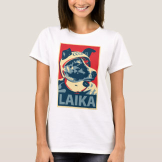 T-shirt Laika o cão do espaço - Laika: Parte superior das