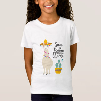 T-Shirt Lama de Bela Caricatura