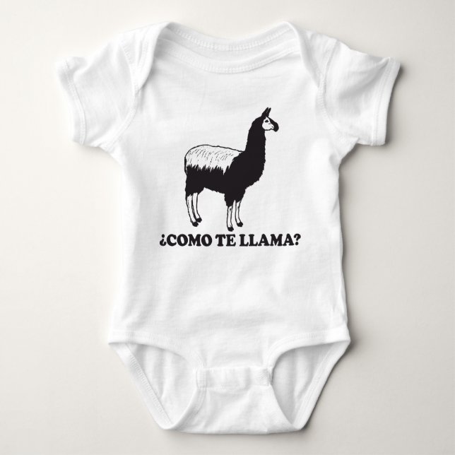 T-shirt Lama de Como Te (Frente)