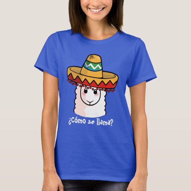 T-shirt Lama do SE de Como do ¿? (Frente)
