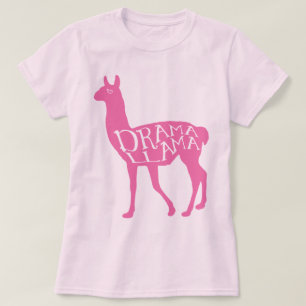 T-Shirt Lama, Drama Rosa