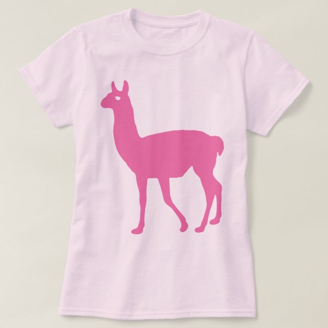 T-Shirt Lama Rosa (Frente do Design)