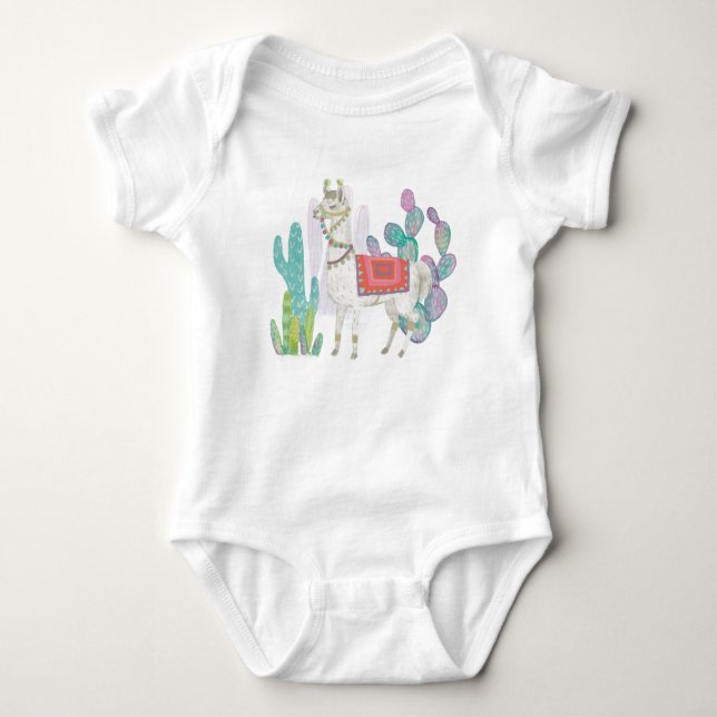 T-shirt Lamas bonitos V (Frente)