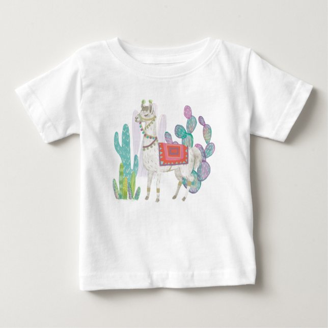 T-shirt Lamas bonitos V (Frente)