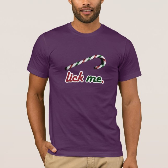 T-SHIRT LAMBA-ME O BASTÃO DE DOCES - .PNG (Frente)