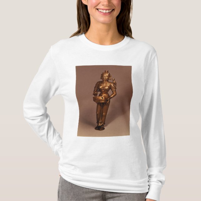 T-shirt Lâmpada sob a forma da deusa da fortuna (Frente)