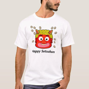 T-shirt Lançando feijões no demônio