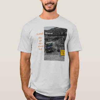 T-shirt Land Rover ir em qualquer lugar 4x4