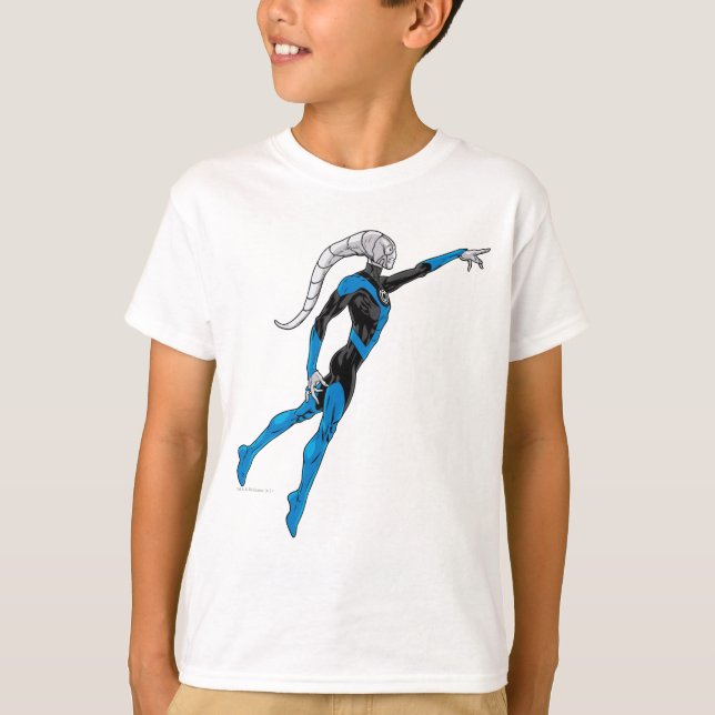 T-shirt Lanterna Azul 10 (Frente)