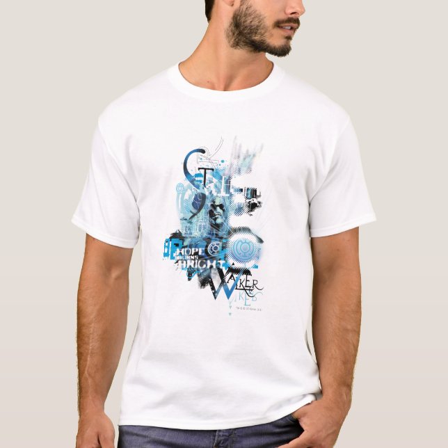 T-shirt Lanterna Azul Gráfico 1 (Frente)