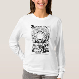 T-shirt Lanterna verde - a legenda renascido, preto e