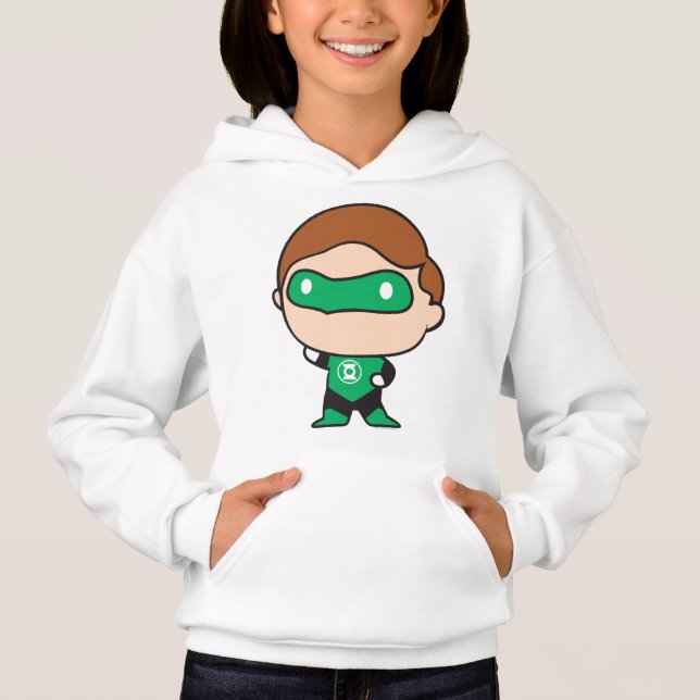 T-shirt Lanterna Verde Chibi de Dois Lados (Frente)
