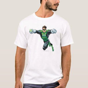 T-shirt Lanterna verde - cómica, olhando para a frente