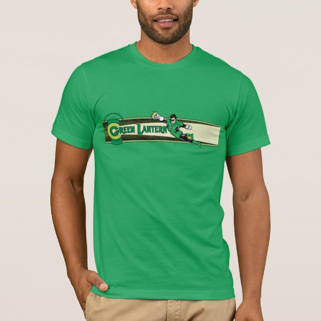 T-shirt Lanterna Verde e Logotipo (Frente)