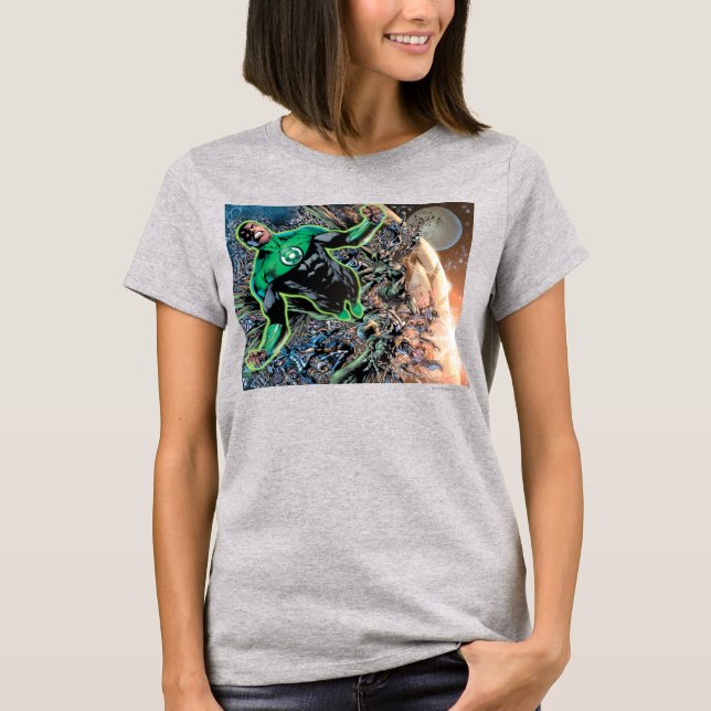 T-shirt Lanterna Verde e Lua (Frente)