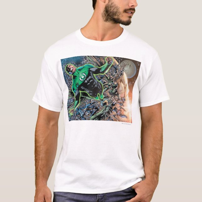 T-shirt Lanterna Verde e Lua (Frente)