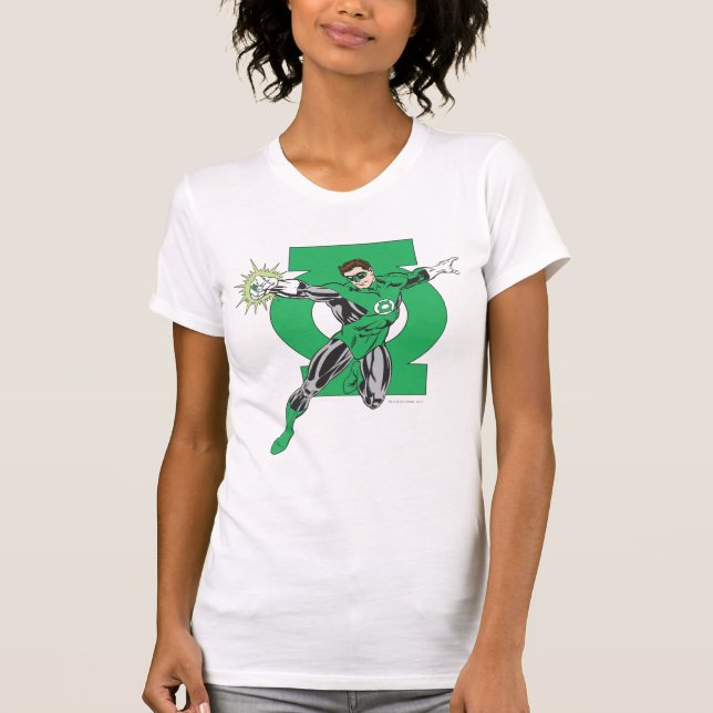T-shirt Lanterna Verde e Símbolo (Frente)